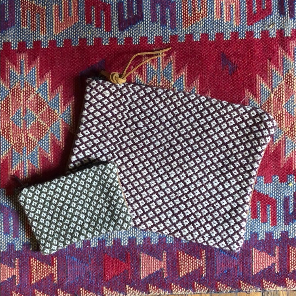Peruvian iPad bag (red) - NEW handmade, leather